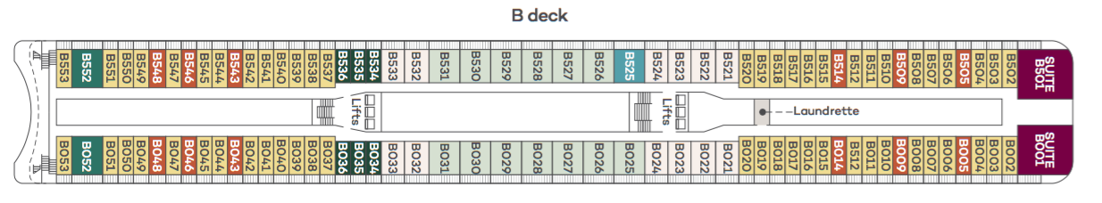 saga cruises spirit of adventure deck plan